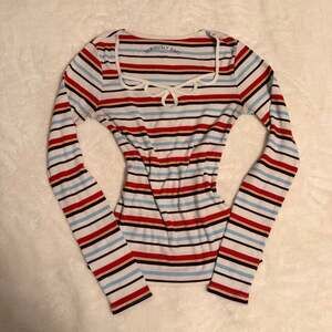 Aero Seriously Soft Womens Long Sleeve Striped Shirt